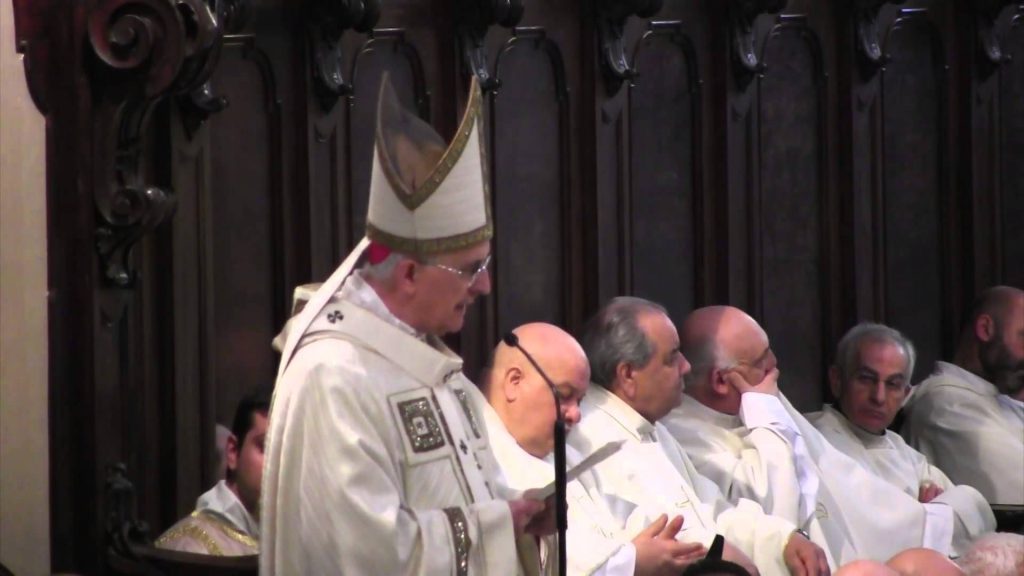 Messa del Crisma Presieduta dall'Arcivescovo Domenico D'Ambrosio